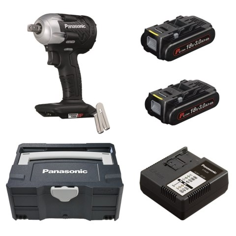 Klucz udarowy 18V Panasonic EY75A8 1/2 cal Systainer 2x 3.0Ah ładowarka