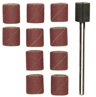 Końcówka szlifierska 14x13 mm Proxxon gr 120 korund trzpień 10 szt.
