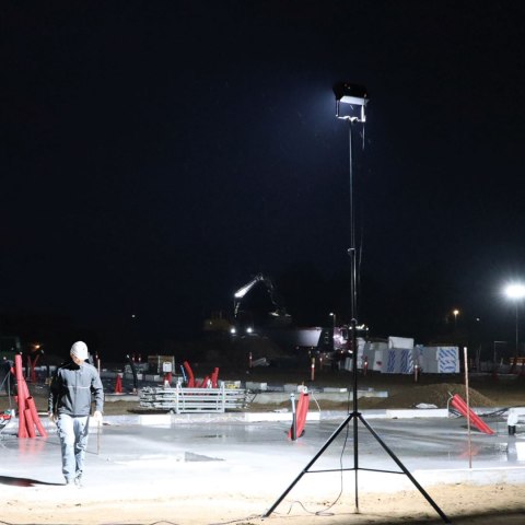 Lampa do oświetlania dużych obszarów roboczych 40000 lm Scangrip SITE LIGHT 40 03.5268 w walizce transportowej 49.0389