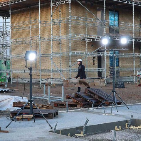 Lampa do oświetlania dużych obszarów roboczych 80000 lm Scangrip SITE LIGHT 80 03.5269 w walizce transportowej 49.0390