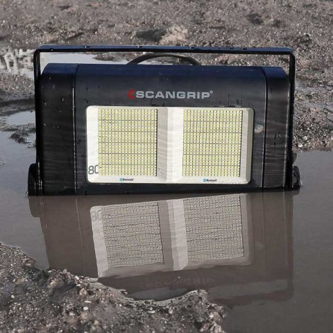 Lampa do oświetlania dużych obszarów roboczych 80000 lm Scangrip SITE LIGHT 80 03.5269 w walizce transportowej 49.0390