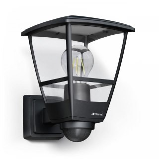 Lampa elewacyjna z czujnikiem ruchu i zmierzchu Steinel L 10 S PIR max.15W E27 IP44 IK03 230V czarna / tworzywo sztuczne