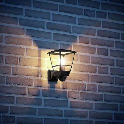 Lampa elewacyjna z czujnikiem ruchu i zmierzchu Steinel L 10 S PIR max.15W E27 IP44 IK03 230V czarna / tworzywo sztuczne