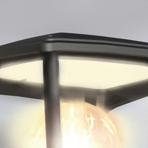 Lampa elewacyjna z czujnikiem ruchu i zmierzchu Steinel L 10 S PIR max.15W E27 IP44 IK03 230V czarna / tworzywo sztuczne