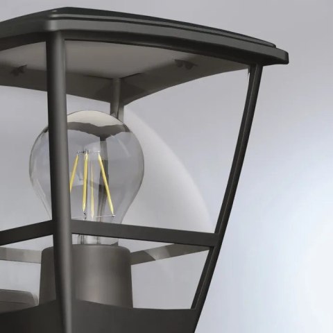 Lampa elewacyjna z czujnikiem ruchu i zmierzchu Steinel L 10 S PIR max.15W E27 IP44 IK03 230V czarna / tworzywo sztuczne