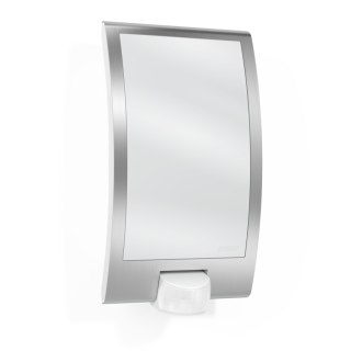 Lampa elewacyjna z czujnikiem ruchu i zmierzchu Steinel L 22 S PIR max.60W E27 IP44 IK03 230V srebrna / stal nierdzewna
