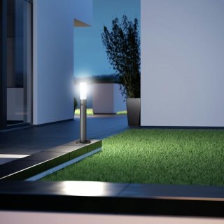 Lampa ogrodowa z czujnikiem ruchu i zmierzchu Steinel GL 65 S LED 8,5W 3000K 575lm IP44 IK03 230V antracyt / aluminium