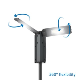 Lampa robocza z dwiema głowicami 2500 lm ze statywem TOWER COMPACT CONNECT 03.6110C