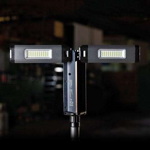 Lampa robocza z dwiema głowicami 2500 lm ze statywem TOWER COMPACT CONNECT 03.6110C