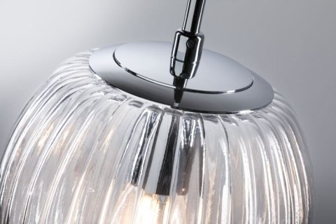 Lampa wisząca łazienkowa RUYA E14 max.20W IP44 230V chrom / szkło
