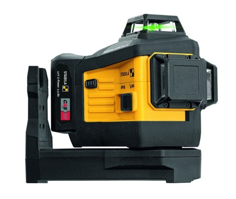 Laser wieloliniowy LAX 600G, system 12 V, zestaw 7-częściowy, z akumulatorem i ładowarką