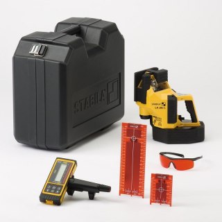 Laser wieloliniowy Stabila LA 180 L REC 410 Line RF, zestaw 6-częściowy