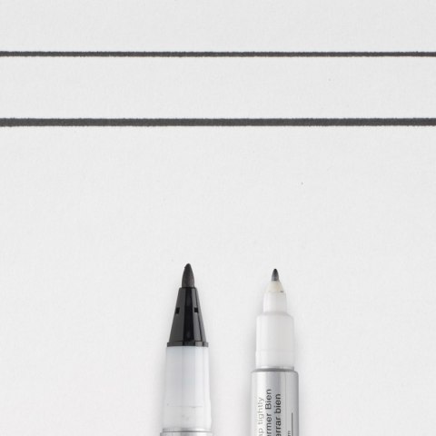 Marker IDenti-Pen Dual Point czarny, Sakura