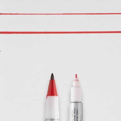 Marker IDenti-Pen Dual Point czerwony, Sakura