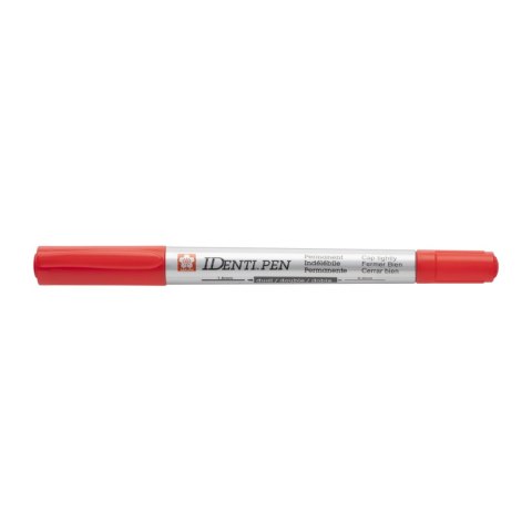 Marker IDenti-Pen Dual Point czerwony, Sakura