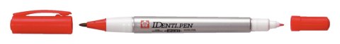 Marker IDenti-Pen Dual Point czerwony, Sakura