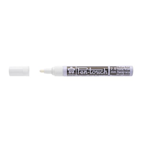 Marker Pen-touch Medium biały, Sakura