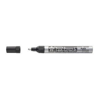 Marker Pen-touch Medium srebrny, Sakura