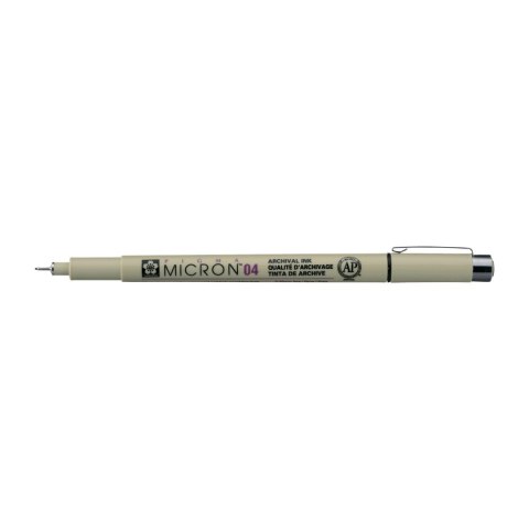 Marker, długopis Pigma Micron 04, 0,40 mm czarny, Sakura