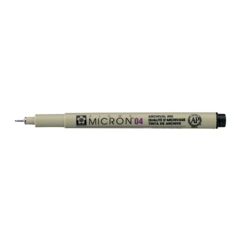 Marker, długopis Pigma Micron 04, 0,40 mm czarny, Sakura