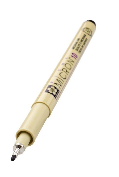 Marker, długopis Pigma Micron 10, 0,6 mm czarny, Sakura