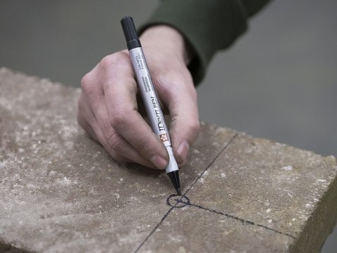Markery IDenti-Pen czarny czerwony, Sakura
