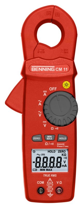 Miernik prądu BENNING CM 11 cęgowy z akcesoriami