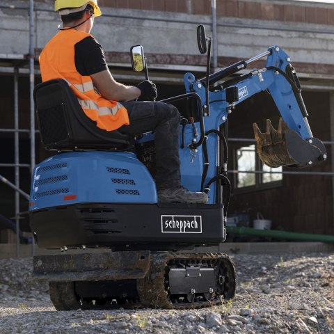 Minikoparka Scheppach EXC815