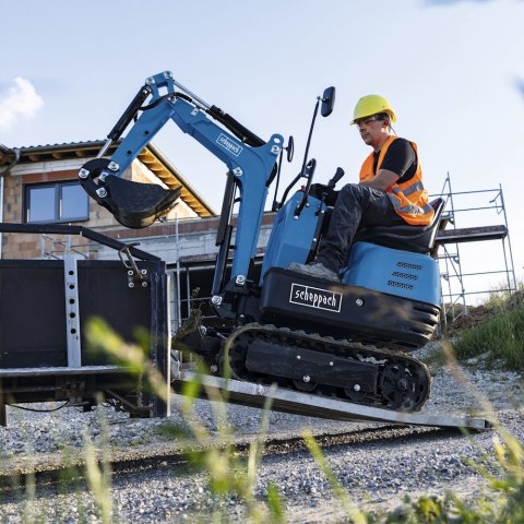 Minikoparka Scheppach EXC815
