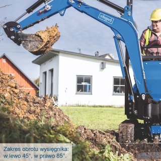 Minikoparka spalinowa 1080 kg 11,5 KM EXC1400 Scheppach 5915003903