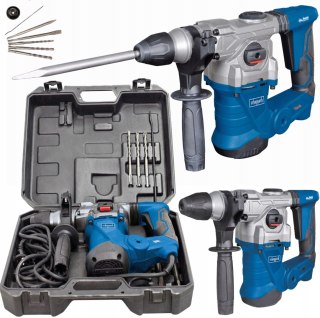 Młotowiertarka SDS-Plus 1250 W 5 J z walizką i zestawem wierteł i dłut DH1300 Plus Scheppach 5907902901