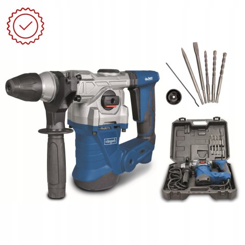 Młotowiertarka SDS-Plus 1250 W 5 J z walizką i zestawem wierteł i dłut DH1300 Plus Scheppach 5907902901