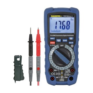 Multimetr CYFROWY samochodowy PAN MULTICAR -2 True RMS CAT III 1000 V 20 A AC/DC pomiar prędkości / czasu trwania / pulsu / tem