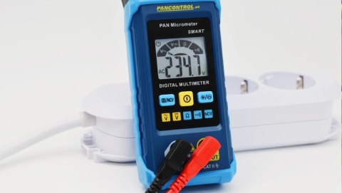 Multimetr cyfrowy PAN MICROMETER 1mV - 600V AC/DC NCV CAT III 300V