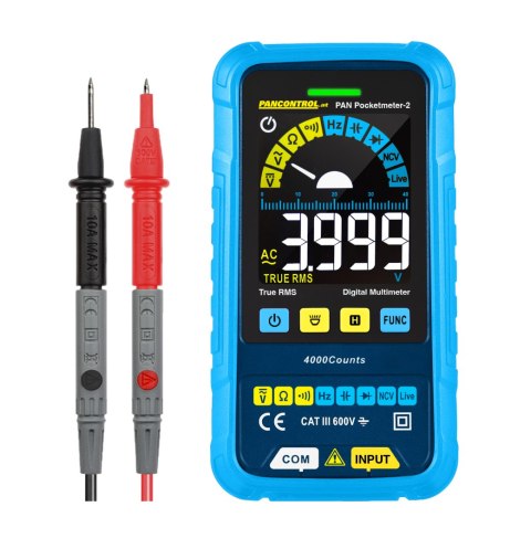 Multimetr kieszonkowy PAN POCKETMETER-2 True RMS CAT III 600 V