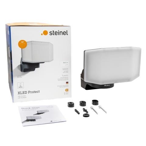 Naświetlacz bez czujnika Steinel XLED Protect 13,6W 3000K 1642lm IP54 IK03 230V antracytowy / tworzywo sztuczne