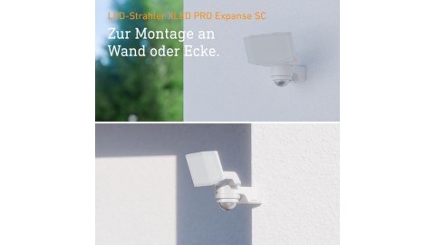 Naświetlacz z czujnikiem Steinel XLED Protect PIR 15,1W 3000K 1642lm IP54 IK03 230V biały / tworzywo sztuczne