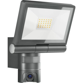 Naświetlacz z kamerą i czujnikiem Steinel XLED CAM2 SC LED PIR 21W 3000K 2310lm IP44 IK03 230V antracytowy / aluminium