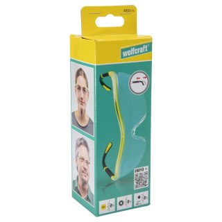 Okulary ochronne OUTDOOR Wolfcraft NEON (CE)