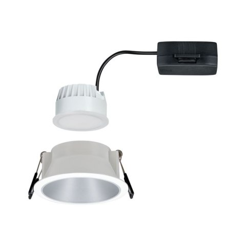 Oprawa do wbudowania COLE COIN LED 3-STEP DIM 1x6W 470lm 2700K IP44 230V biały / srebrny matowy