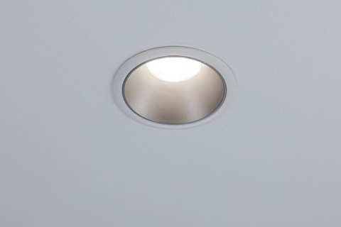 Oprawa do wbudowania COLE COIN LED 3-STEP DIM 1x6W 470lm 2700K IP44 230V biały / srebrny matowy