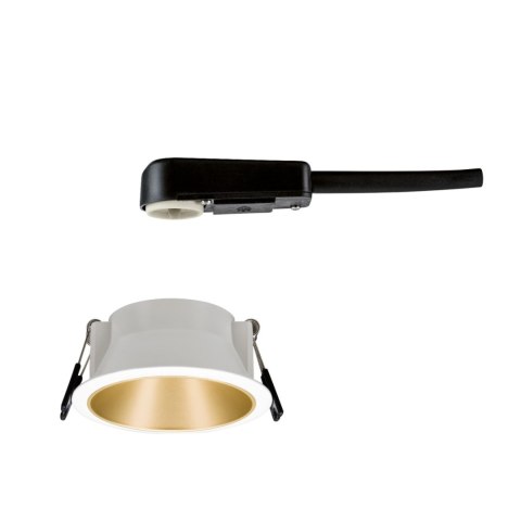 Oprawa do wbudowania COLE GU10. max. 10W 88mm 230V biały matowy/ złoty matowy
