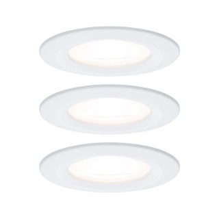 Oprawa do wbudowania NOVA LED DIM stała zestaw 3xGU10 6.5W 460lm 78mm 2700K IP44 230V biały mat