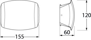 Oprawa elewacyjna ABRAM 150 CLEAR Fumagalli R7S LED 3,5W 150 mm 2700K/4000K/6500K SET IP55 230V czarny / tworzywo sztuczne
