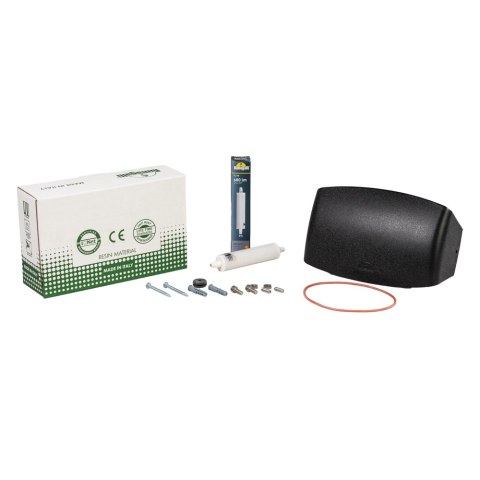 Oprawa elewacyjna ABRAM 190 CLEAR Fumagalli R7S LED 7,5W 190 mm 2700K/4000K/6500K SET IP55 230V czarny / tworzywo sztuczne