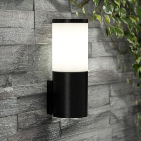 Oprawa elewacyjna AMELIA WALL OPAL Fumagalli E27 A60 LED 11W 2700K/4000K/6500K SET IP55 230V czarny / tworzywo sztuczne