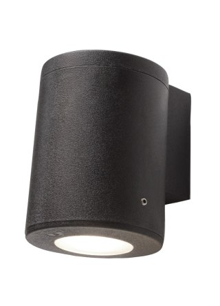 Oprawa elewacyjna FRANCA 90-1L WALL FROSTED Fumagalli GU10 LED CCT 4,8W 128 mm 2700K/4000K SET IP55 230V czarny / tworzywo sztuc
