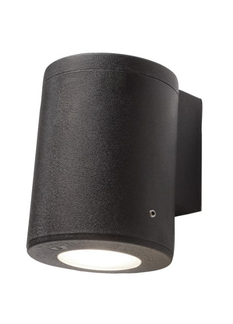 Oprawa elewacyjna FRANCA 90-1L WALL FROSTED Fumagalli GU10 LED CCT 4,8W 128 mm 2700K/4000K SET IP55 230V czarny / tworzywo sztuc