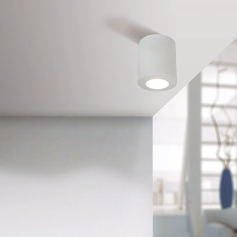 Oprawa elewacyjna FRANCA 90 FROSTED Fumagalli GU10 LED CCT 4,8W 90 mm 2700K/4000K SET IP55 230V biały / tworzywo sztuczne