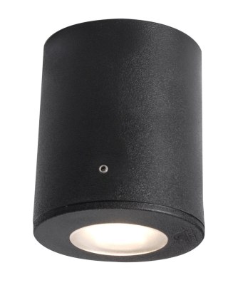 Oprawa elewacyjna FRANCA 90 FROSTED Fumagalli GU10 LED CCT 4,8W 90 mm 2700K/4000K SET IP55 230V czarny / tworzywo sztuczne